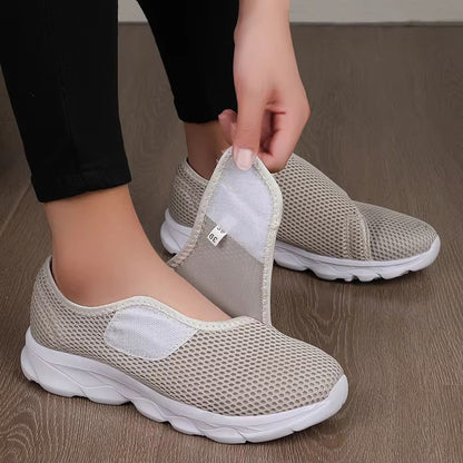 Orthopedic Comfort Walking Shoes  Wide Fit Adjustable Diabetic Footwear For Swollen Feet Bunions  T 9