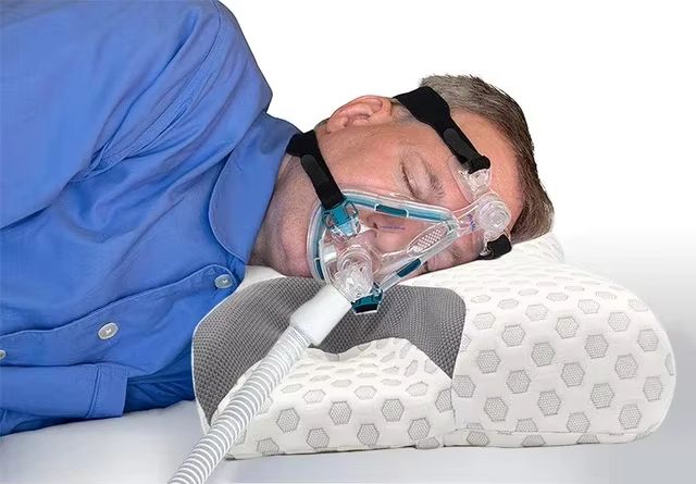 Odorless Memory Foam CPAP Pillow  Ergonomic Contour Support For Sleep Apnea And Medical Use 1