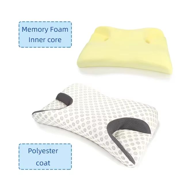 Odorless Memory Foam CPAP Pillow  Ergonomic Contour Support For Sleep Apnea And Medical Use 2