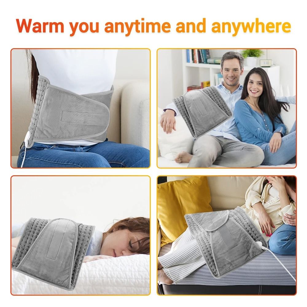 Electric Heating Pad For Back Abdomen And Full Body Relief 4