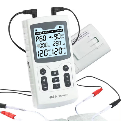 4in1 Electric Muscle Stimulator Physiotherapy Device  Advanced EMS TENS Machine For Pain Relief And 2