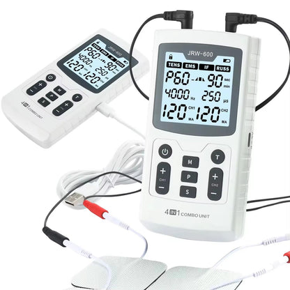 4in1 Electric Muscle Stimulator Physiotherapy Device  Advanced EMS TENS Machine For Pain Relief And 3