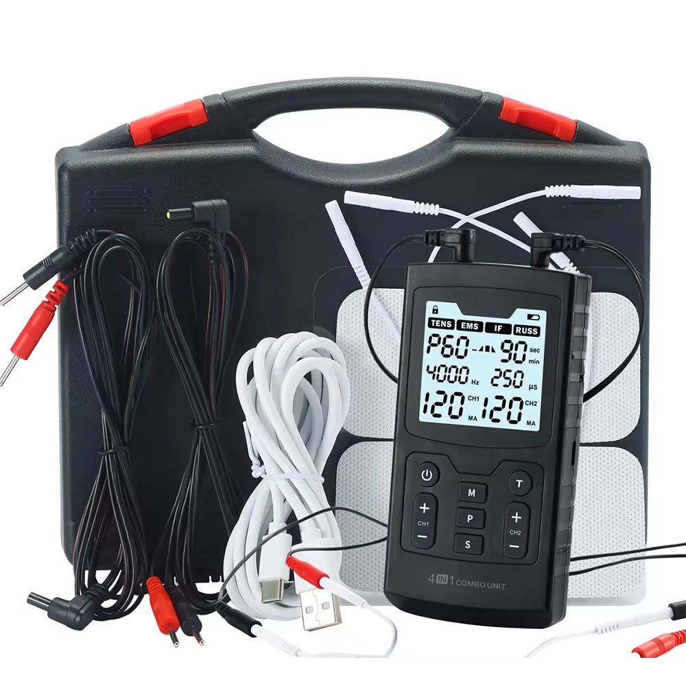 4in1 Electric Muscle Stimulator Physiotherapy Device  Advanced EMS TENS Machine For Pain Relief And 6