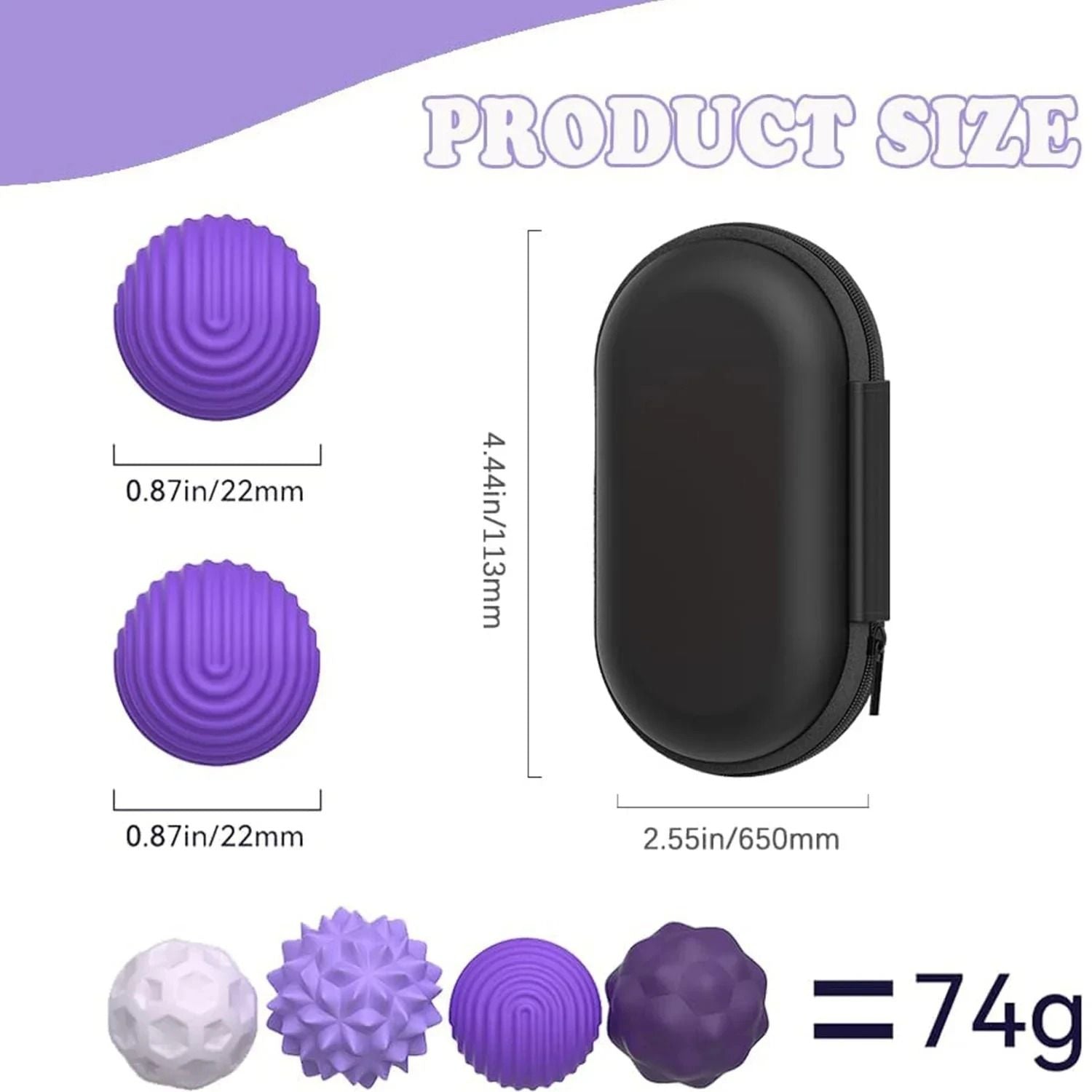 Magnetic Silicone Sensory Fidget Balls For Stress Relief 4