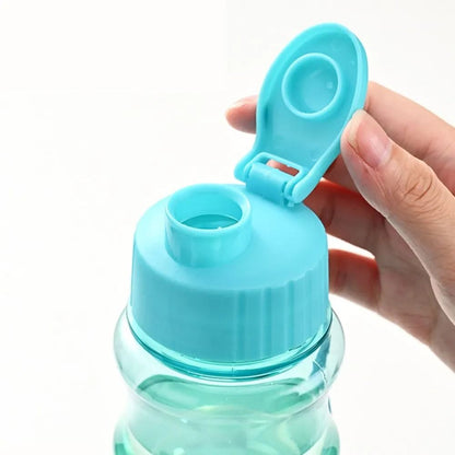 Portable Sports Water Bottle With Flip Cover And Carry Rope 3