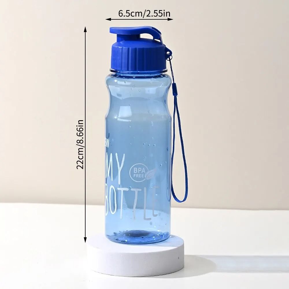 Portable Sports Water Bottle With Flip Cover And Carry Rope 4