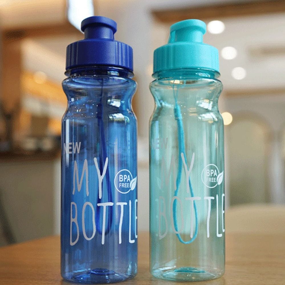 Portable Sports Water Bottle With Flip Cover And Carry Rope 5