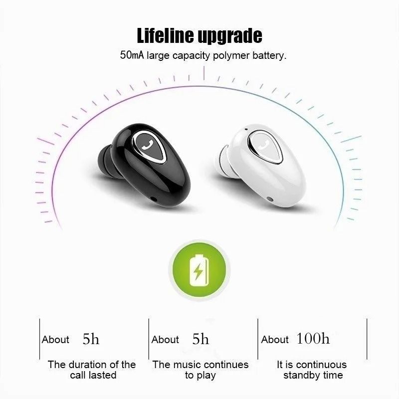 Discreet Mini Wireless Earbuds For Sport  Daily Use 4