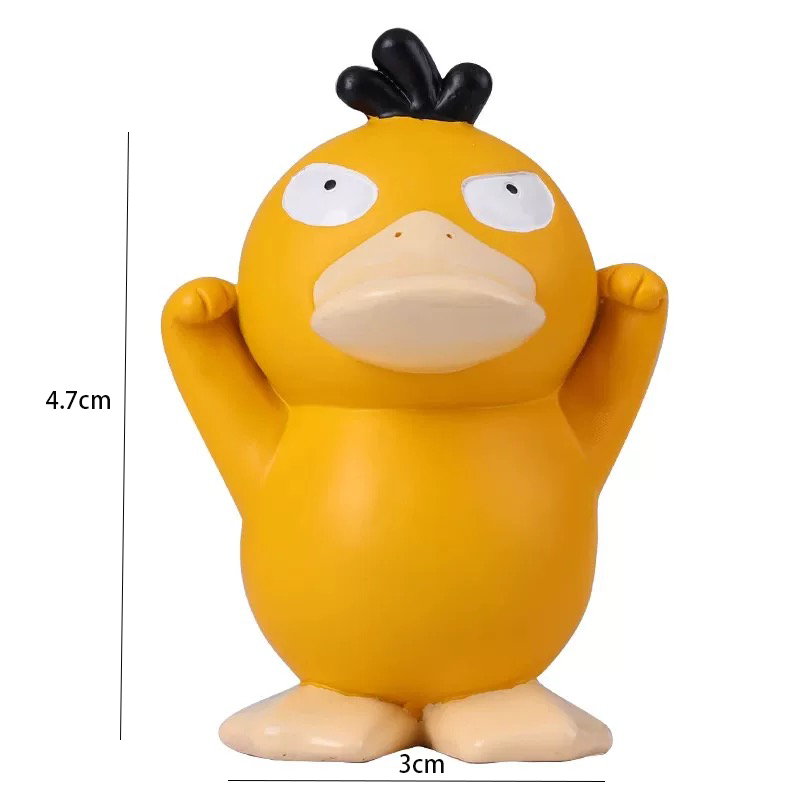 Miniso Psyduck Display Stand, Cute Pokemon Ornaments, Anime Peripheral, Glasses Frame Holder, Craft Stand Decor, Unique