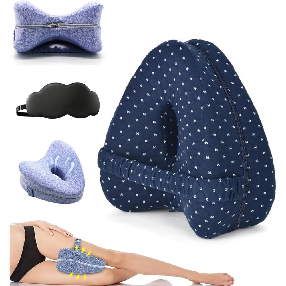 Revoget Orthopedic Leg Alignment Pillow – Relieve Hip Pain, Sciatica, and Back Discomfort for Side Sleepers