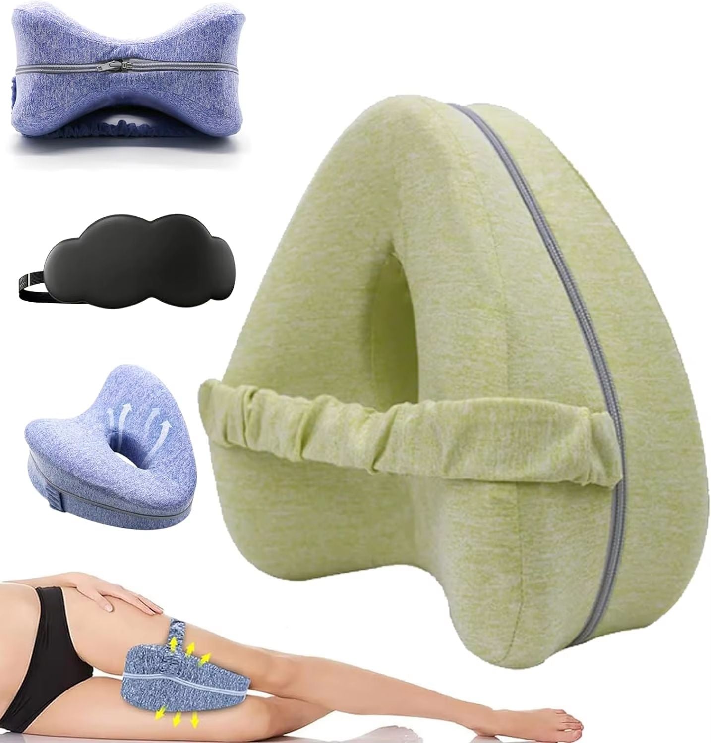 Revoget Orthopedic Leg Alignment Pillow  Relieve Hip Pain Sciatica And Back Discomfort For Side Sle 9