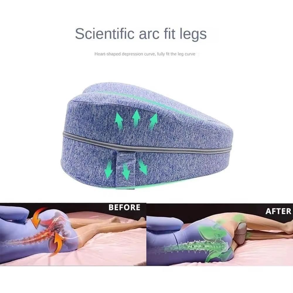 Revoget Orthopedic Leg Alignment Pillow  Relieve Hip Pain Sciatica And Back Discomfort For Side Sle 1