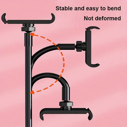 Mobile Phone Tablet Clip Lazy Bedside Desktop Foldable Live Stand Headrest Holder 1
