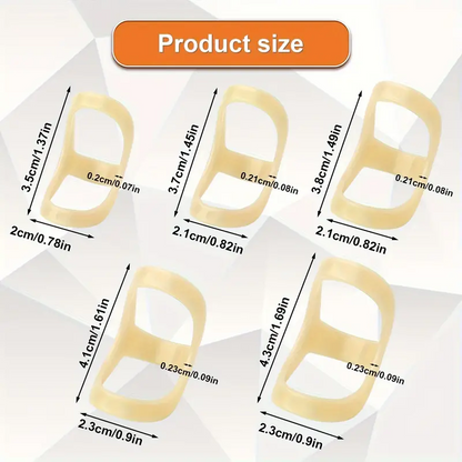 Flexible Finger Fixing Splint Kit, Protector Ring Sheath, Hammer Shaped Fixator for Injury Support Rehabilitation