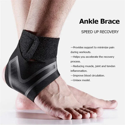 Elastic Plantar Fasciitis Pain Relief Ankle Brace Support Compression Sleeve Protective Wrap Sports 2