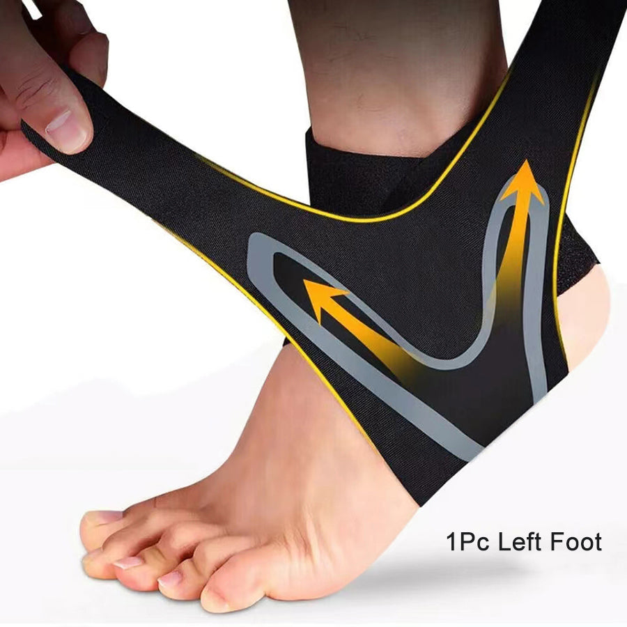 Elastic Plantar Fasciitis Pain Relief Ankle Brace Support Compression Sleeve Protective Wrap Sports 6