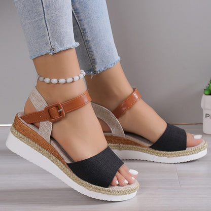 Womens Elegant Wedge Sandals Soft Summer Shoes For Women Stylish Ladies Party Footwear 2