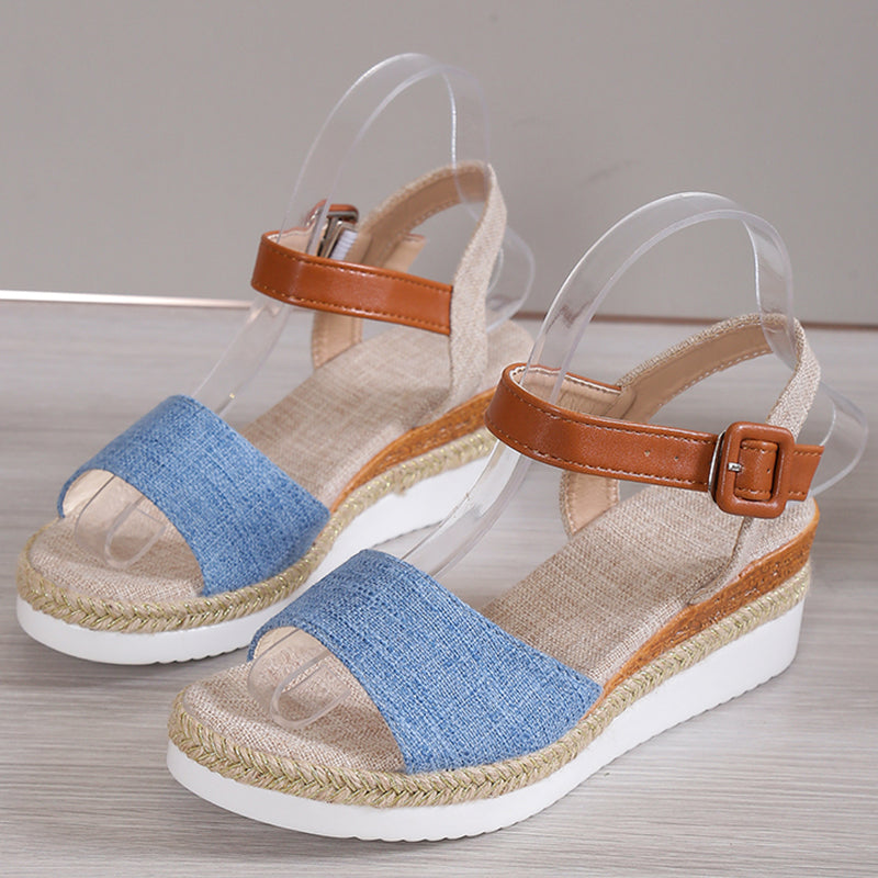 Womens Elegant Wedge Sandals Soft Summer Shoes For Women Stylish Ladies Party Footwear 6