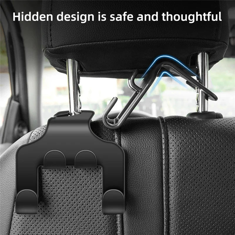 Hanging Storage Hook, Car Phone Holder, Rear Seat Stand, Back Seat Bracket, Mobile Phone Mount for All Phones