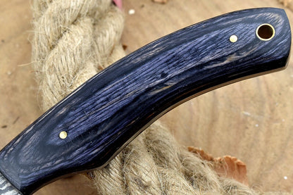 Authentic Damascus Steel Chef Knife  Handmade Cooking Knife With Wood Handle 2