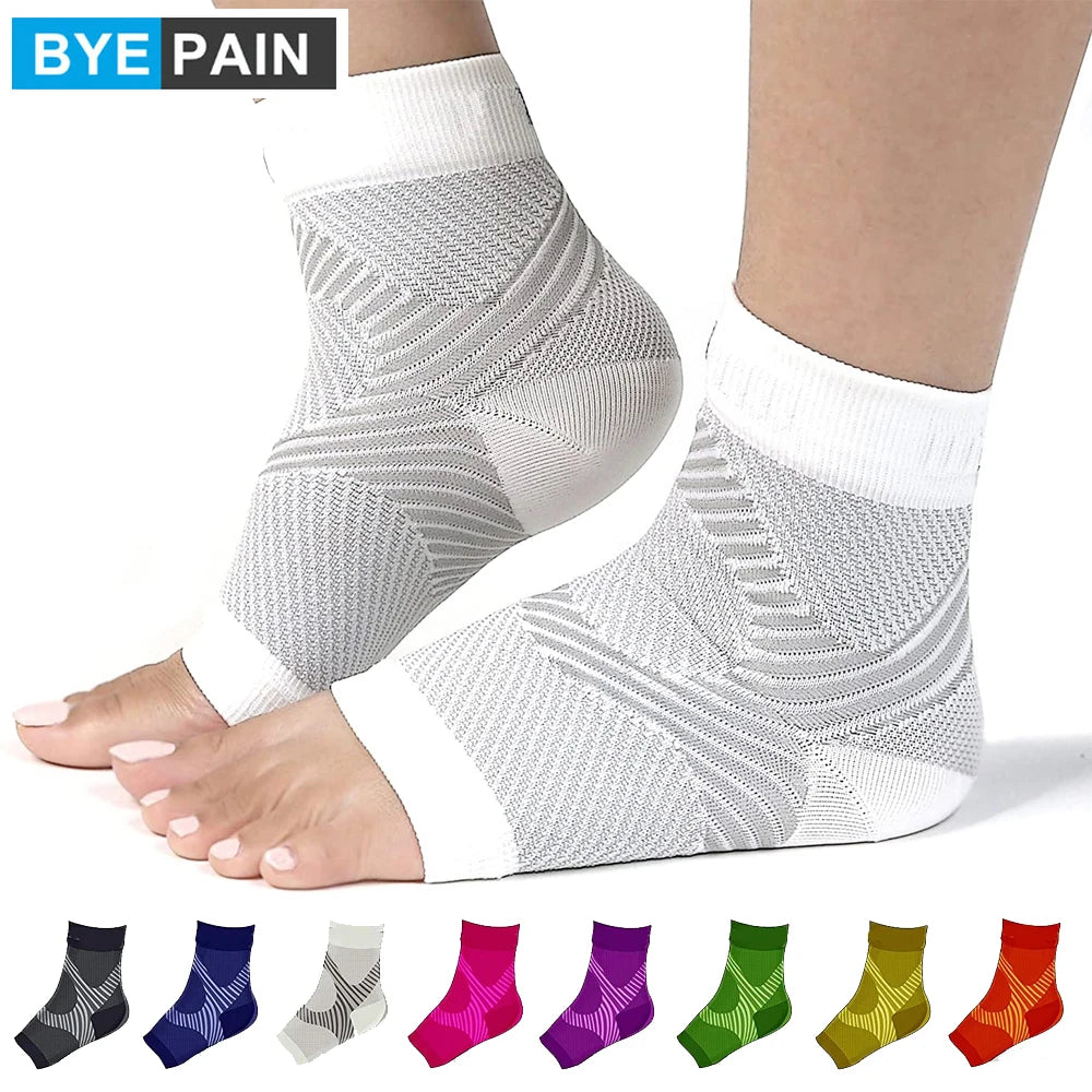 Plantar Fasciitis Socks Sleeves, Sports Ankle Brace Compression, Foot Arch Support, Achilles Tendonitis Relief