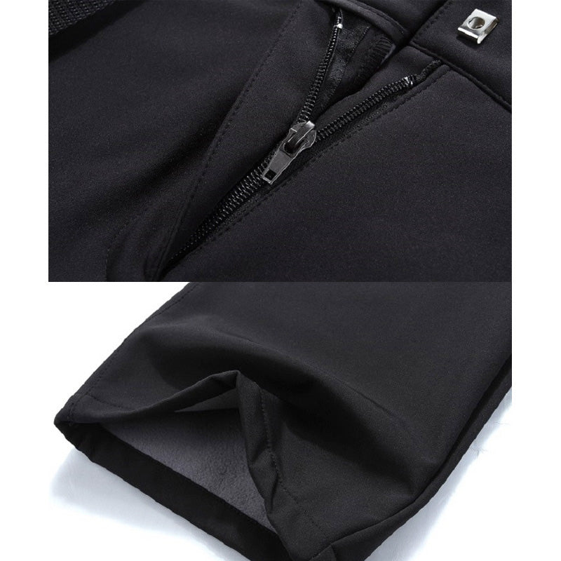 Womens Thermal Softshell Pants Waterproof Fleece Lined For Hiking Skiing Snowboard And Outdoor Trek