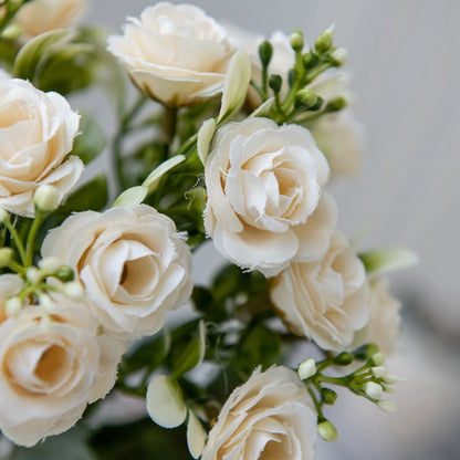 Artificial Silk Rose, Wedding Bouquet, Bridal Decor, Christmas Wreath, Vase Decoration, DIY Craft
