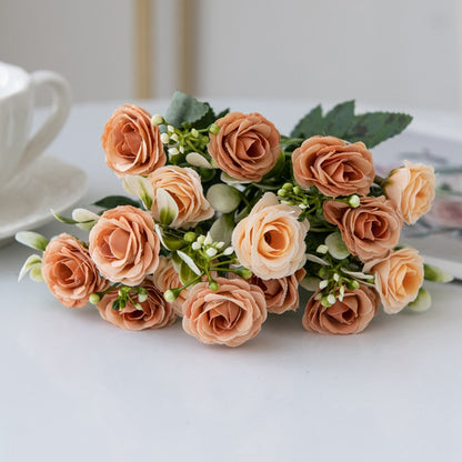 Artificial Silk Rose, Wedding Bouquet, Bridal Decor, Christmas Wreath, Vase Decoration, DIY Craft