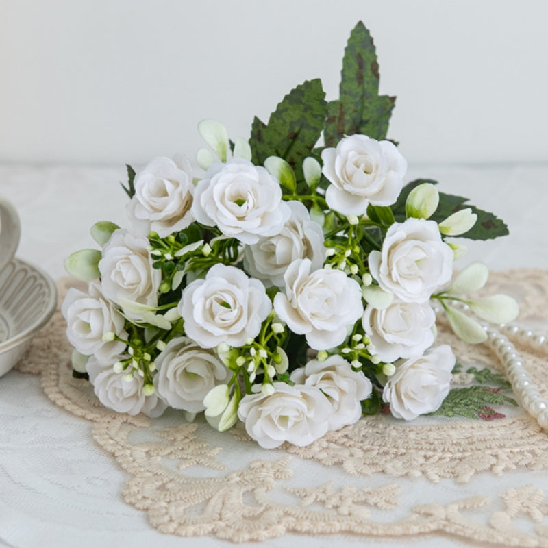 Artificial Silk Rose, Wedding Bouquet, Bridal Decor, Christmas Wreath, Vase Decoration, DIY Craft