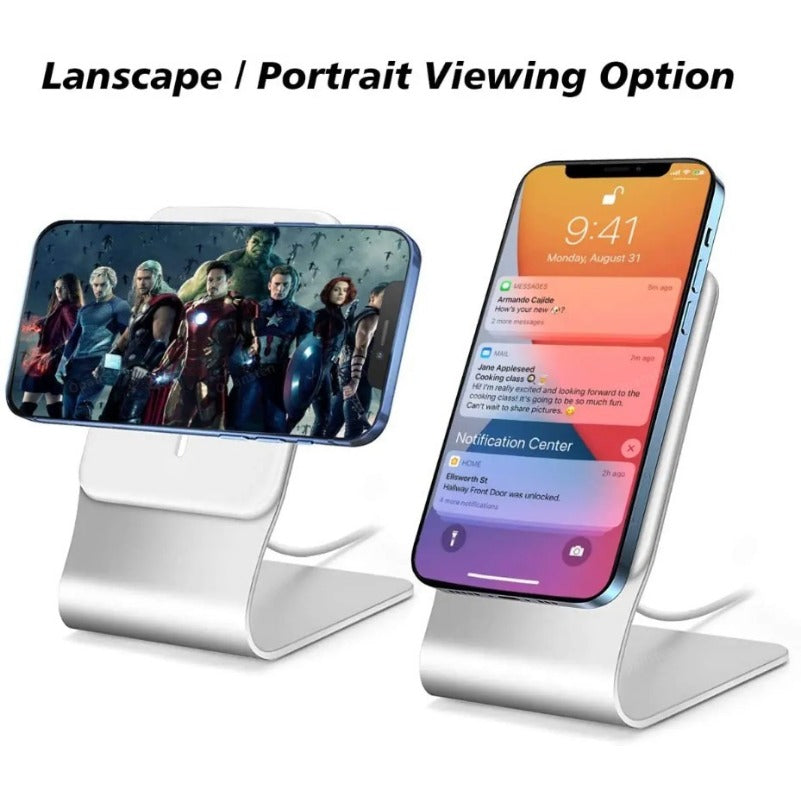 Mobile Charger, Desktop Mobile charger, Phone Stand, Aluminum Desk, Holder Dock For Smartphones