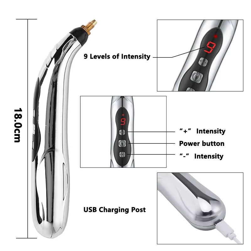 Meridian Energy Acupuncture Pen  Electric Pulse Therapy Massager For Muscle Pain Relief  Deep Tissu 5