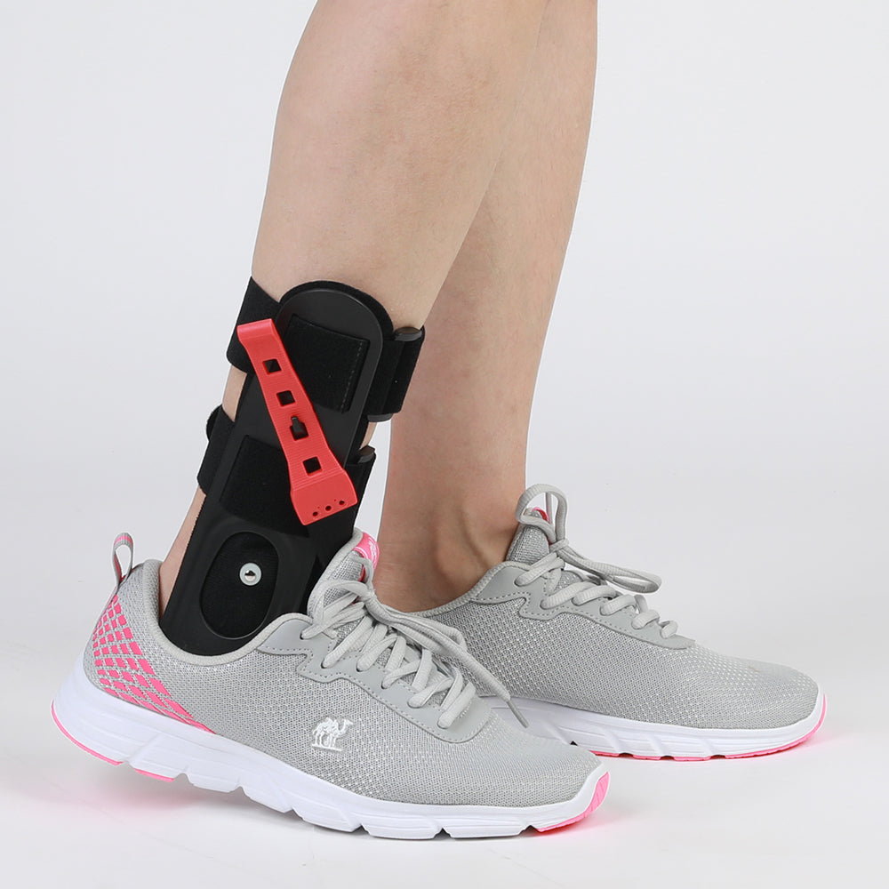 Ankle Foot Orthosis Brace, Inflatable Airbag Support, Drop Foot Aid, Comfortable Walking Brace for Stroke Hemiplegia