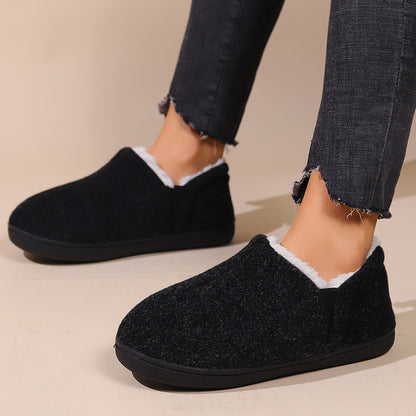 Winter Warm Slippers For Women Fluffy Faux Fur House Shoes Soft Cozy Couple Slippers Indoor Home Co 3