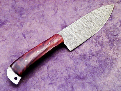 Luxury Handmade Damascus Chef Knife  Full Tang Wood Handle Knife Gift 1
