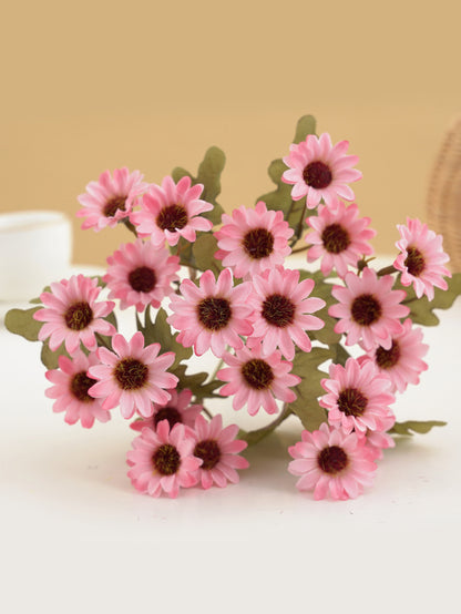 Autumn Silk Daisy Bouquet, Artificial Flower Decor for Vase, Home and Wedding Decor, Holiday Party DIY Gift