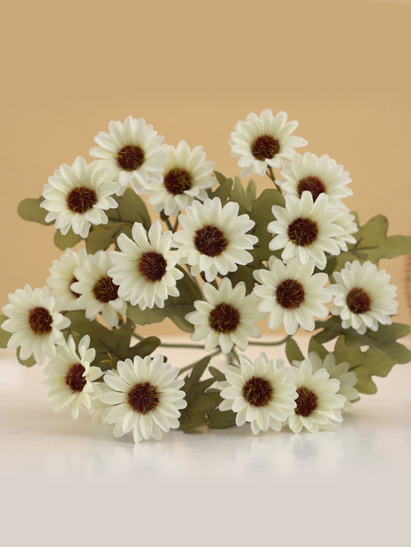 Autumn Silk Daisy Bouquet, Artificial Flower Decor for Vase, Home and Wedding Decor, Holiday Party DIY Gift
