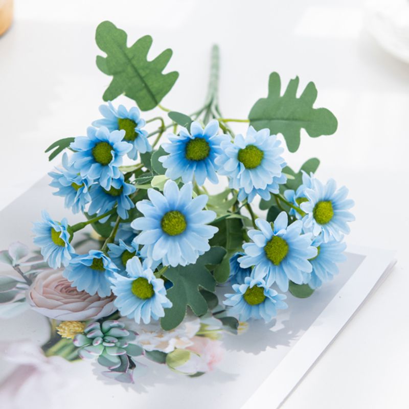 Autumn Silk Daisy Bouquet, Artificial Flower Decor for Vase, Home and Wedding Decor, Holiday Party DIY Gift
