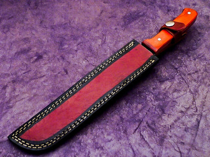 Luxury Damascus Steel Cooking Knife  Handmade Wood Handle Kitchen Essential 3