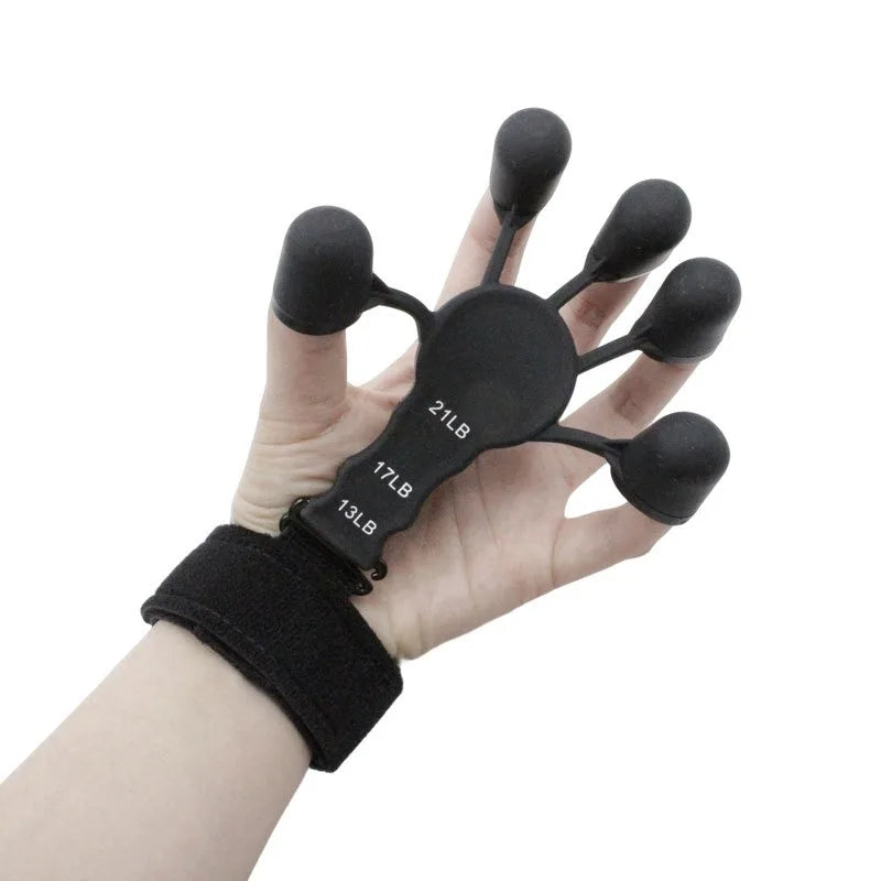 Hand Strengthener Arthritis Grip Trainer Silicone Finger Exercise Stretcher Hand Brush Expander Gri 3
