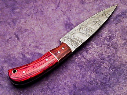 Exclusive Handmade Damascus Steel Knife  Walnut Wood Handle Chef Edition 1