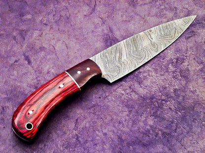 Exclusive Handmade Damascus Steel Knife  Walnut Wood Handle Chef Edition 2