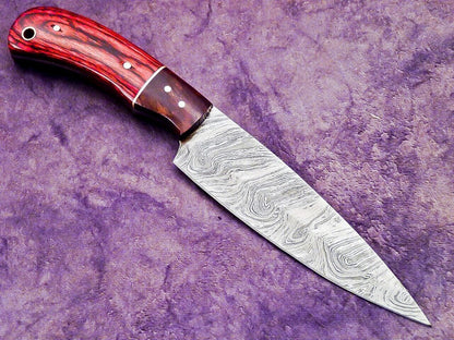 Exclusive Handmade Damascus Steel Knife  Walnut Wood Handle Chef Edition 3