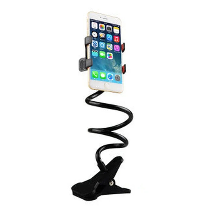 Bed Desktop Bracket Smartphones, Clip Mobile Phone Holder, Stand Portable Flexible Lazy, Desk Mount Stand Base Support