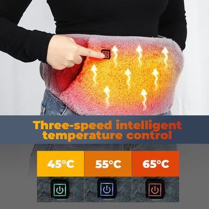 Menstrual Heating Pads, Electric Heating Period Cramp Belt, Abdominal Warm Palace Belt, 3 Levels Temperature Adjustable