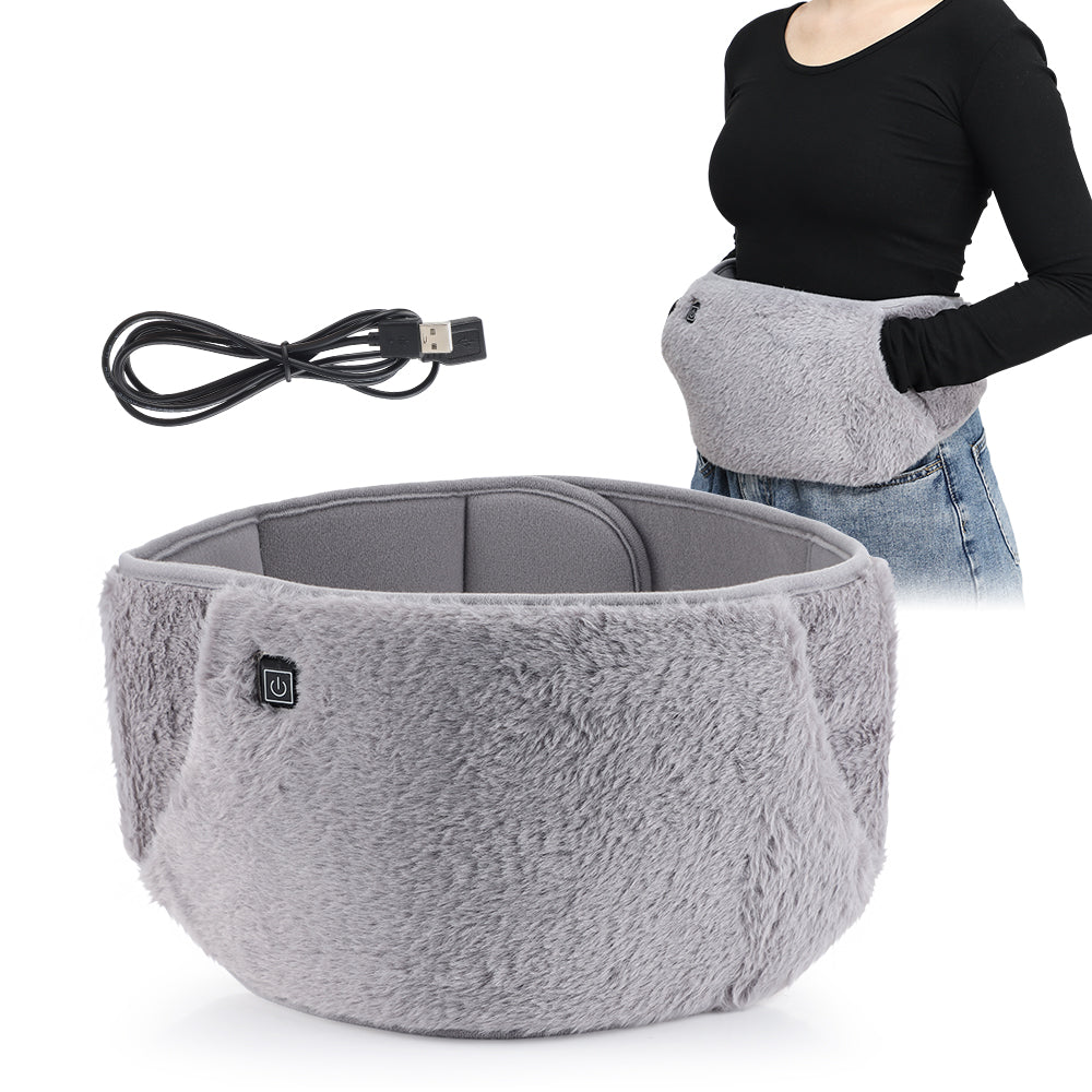 Menstrual Heating Pads, Electric Heating Period Cramp Belt, Abdominal Warm Palace Belt, 3 Levels Temperature Adjustable