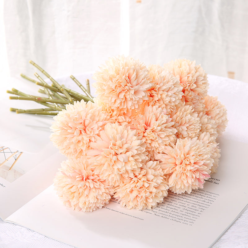 Artificial Flowers Bouquet Home And Wedding Decor Craft Vases Flower Arrangement Bedroom Decoration 12