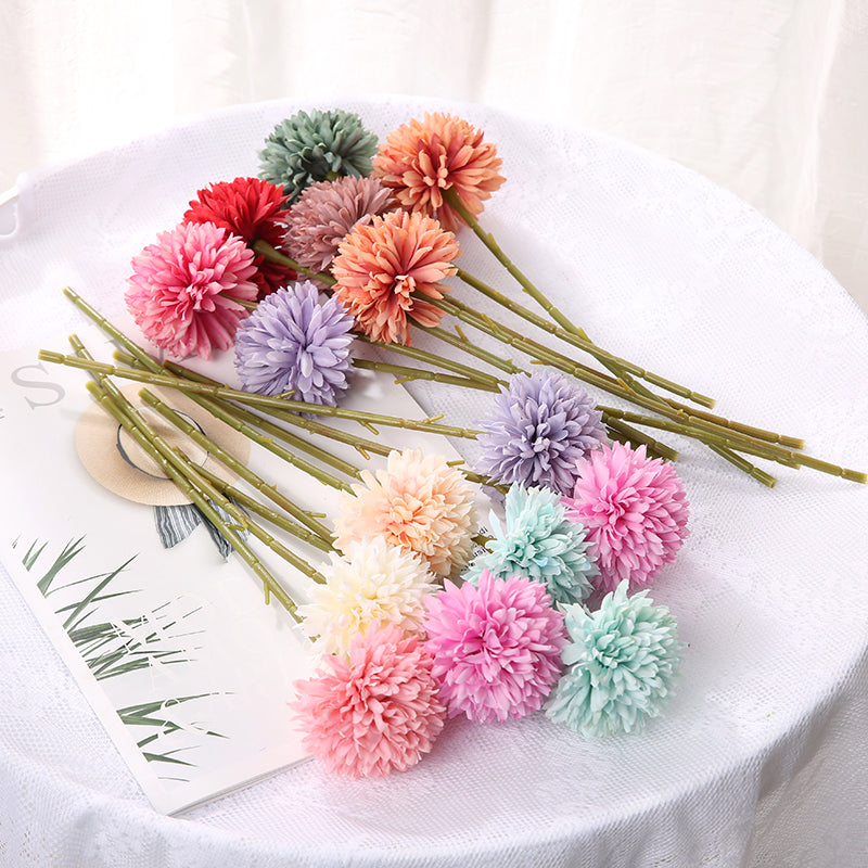 Artificial Flowers Bouquet Home And Wedding Decor Craft Vases Flower Arrangement Bedroom Decoration 10