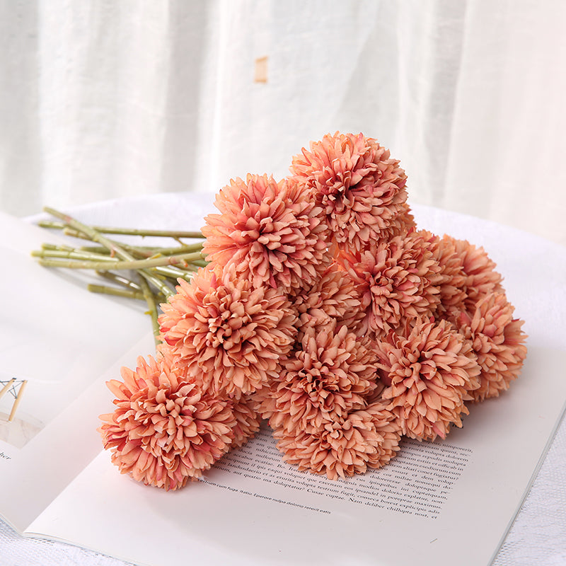 Artificial Flowers Bouquet Home And Wedding Decor Craft Vases Flower Arrangement Bedroom Decoration 14