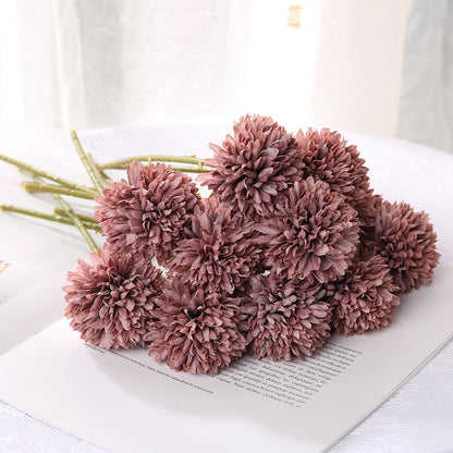 Artificial Flowers Bouquet Home And Wedding Decor Craft Vases Flower Arrangement Bedroom Decoration 15