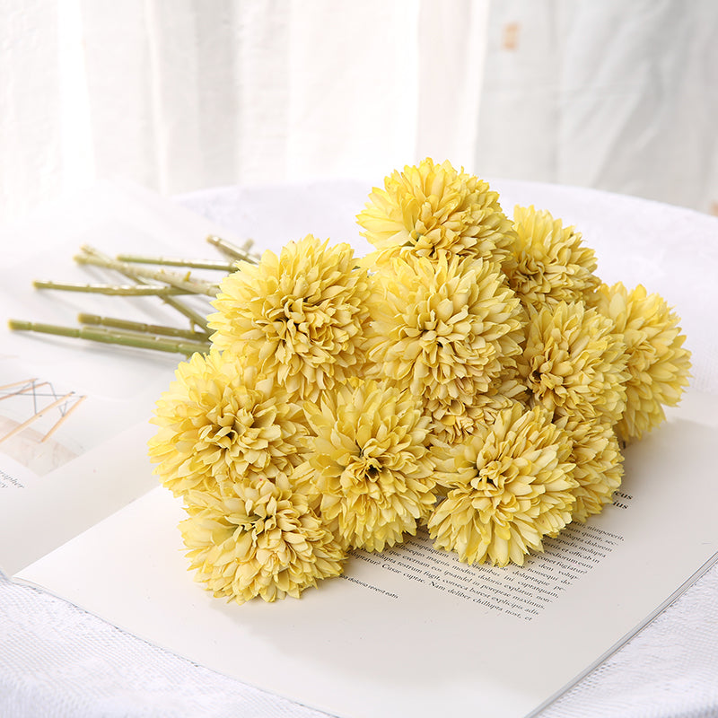 Artificial Flowers Bouquet Home And Wedding Decor Craft Vases Flower Arrangement Bedroom Decoration 16
